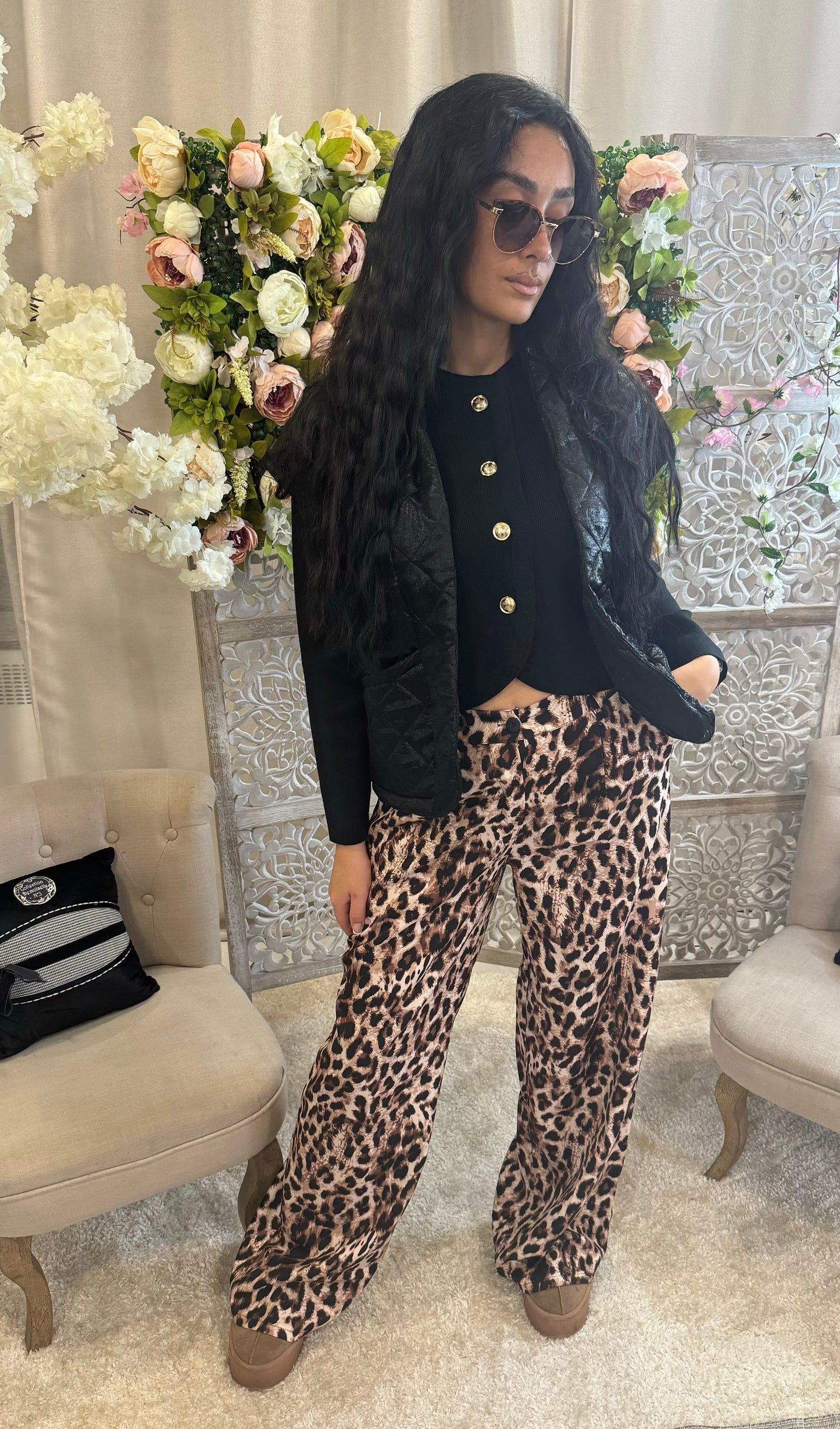 pantalon fluide léopard 🐆